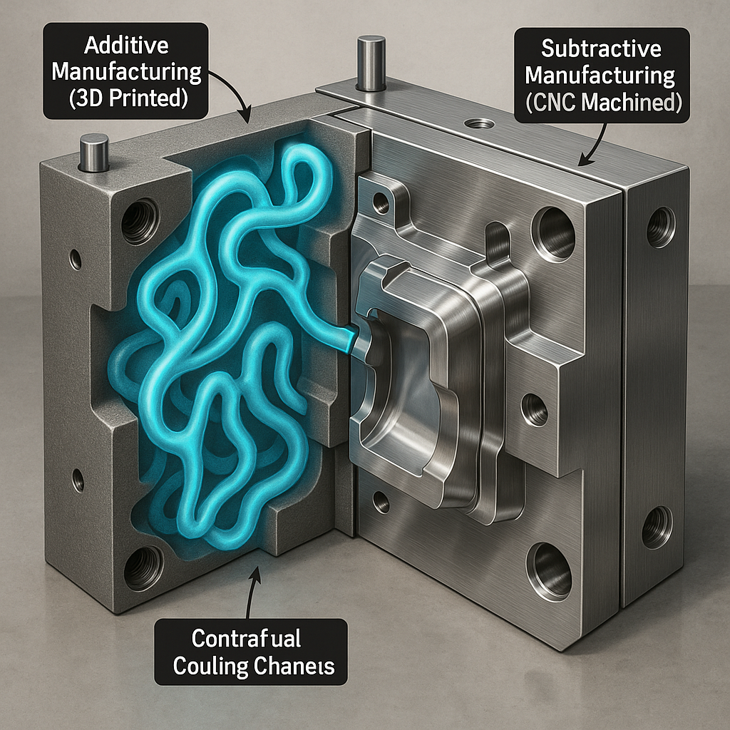 Hybrid Manufacturing: Combining 3D Printing and CNC Machining for Next-Gen Molds