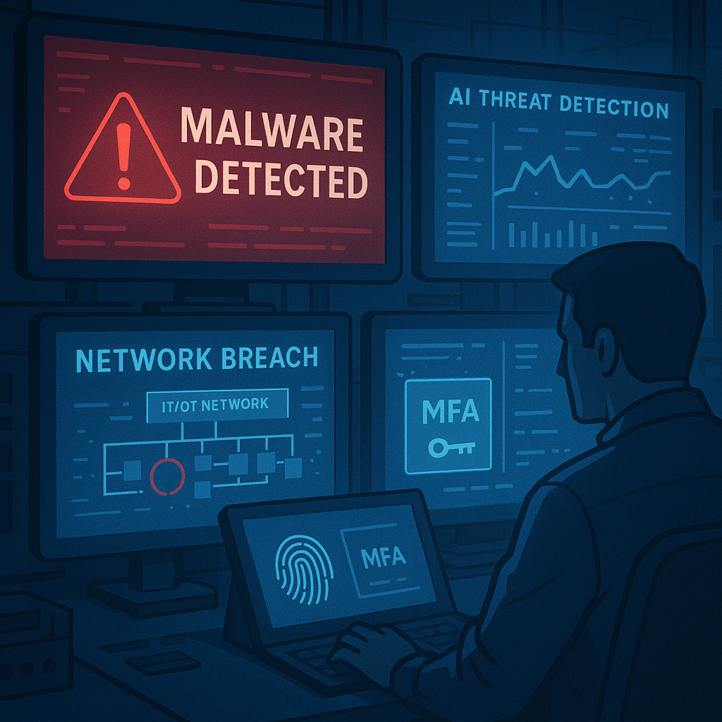 Cybersecurity in Connected Shipyards: Guarding Against Digital Threats